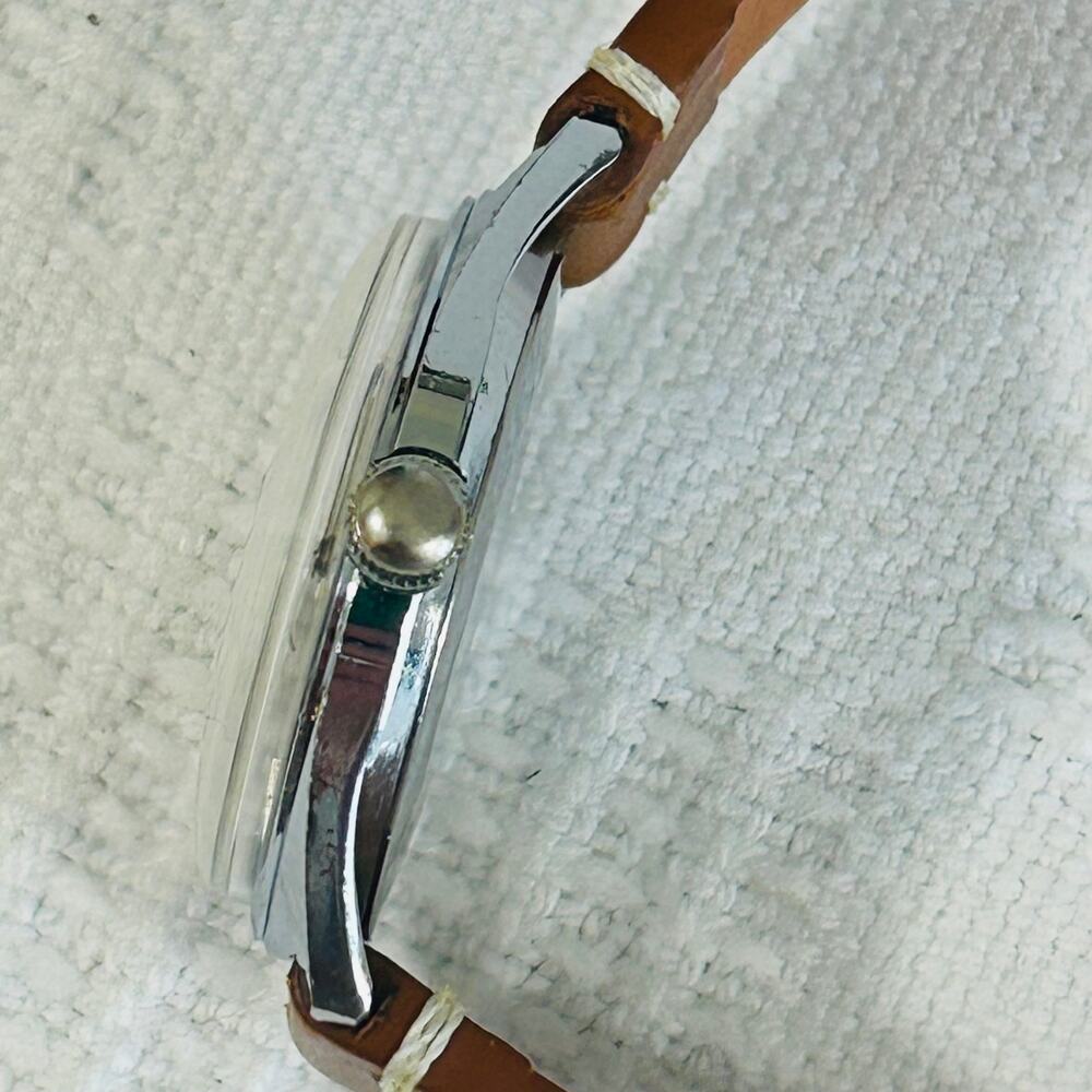 Timex 21 Jewel 34mm Mens Watch 1970 Manual Wind Runs Great - Picture 6 of 12